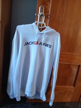 Sudadera Jack & Jones Blanca Talla L