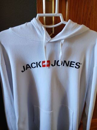 Sudadera Jack & Jones Blanca Talla L