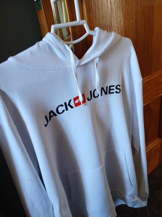 Sudadera Jack & Jones Blanca Talla L