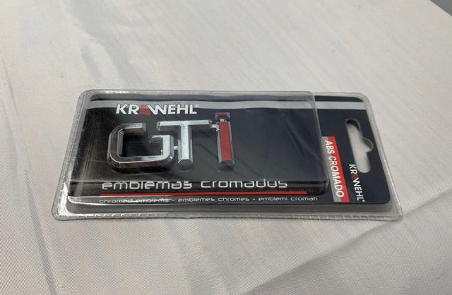 Emblema cromado "GTI" - KRAWEHL