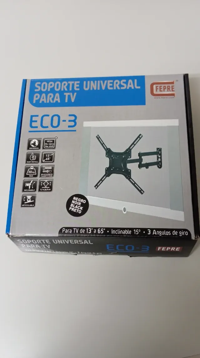 Soporte TV FEPRE ECO-3 Universal Negro