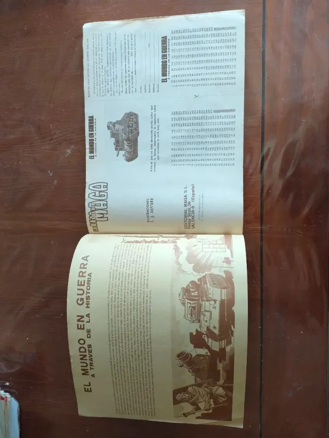 Álbum Cromos El Mundo en Guerra (Faltan 33 cromos)