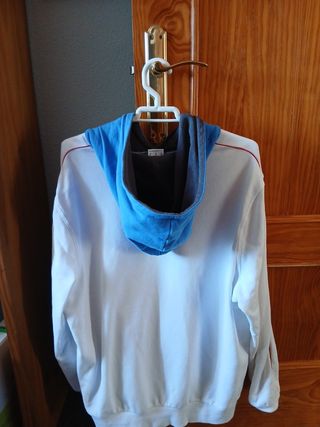 Sudadera Puma Blanca y Azul