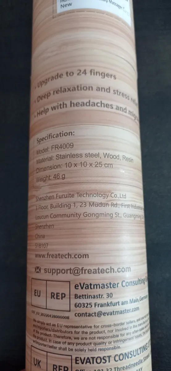 Masajeador de cabeza