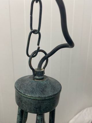 Lámpara forja 5 brazos