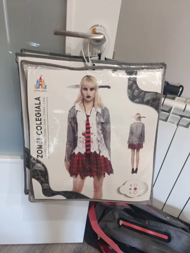 Disfraz Zombie Colegiala Talla M