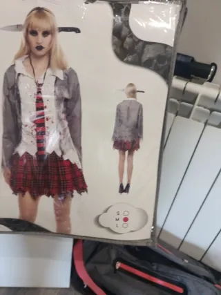 Disfraz Zombie Colegiala Talla M