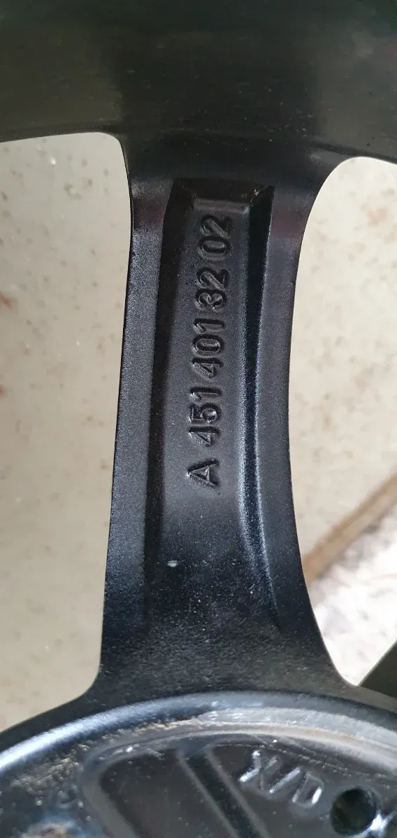 Llantas Smart Fortwo 451 Negras