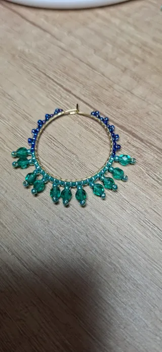 Aros Miyuki Azules y Verdes