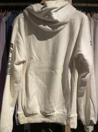 Sudadera Geographical Norway Blanca