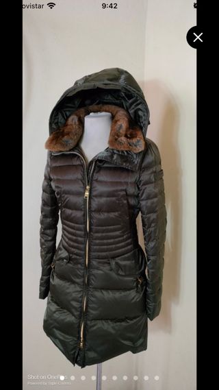 Abrigo Peuterey verde talla 38