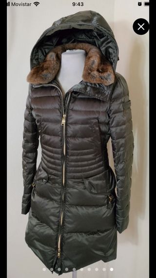 Abrigo Peuterey verde talla 38