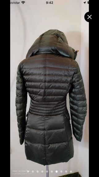 Abrigo Peuterey verde talla 38