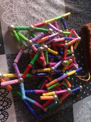 Juego Construcción Magnético Colores