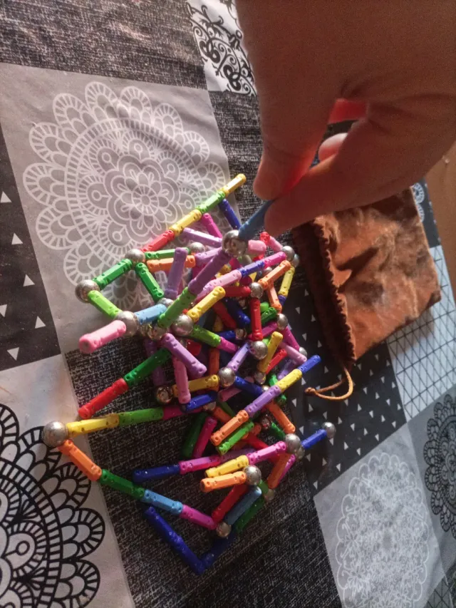 Juego Construcción Magnético Colores