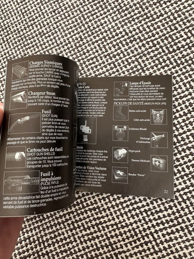 Manual Alien Trilogy PlayStation PAL