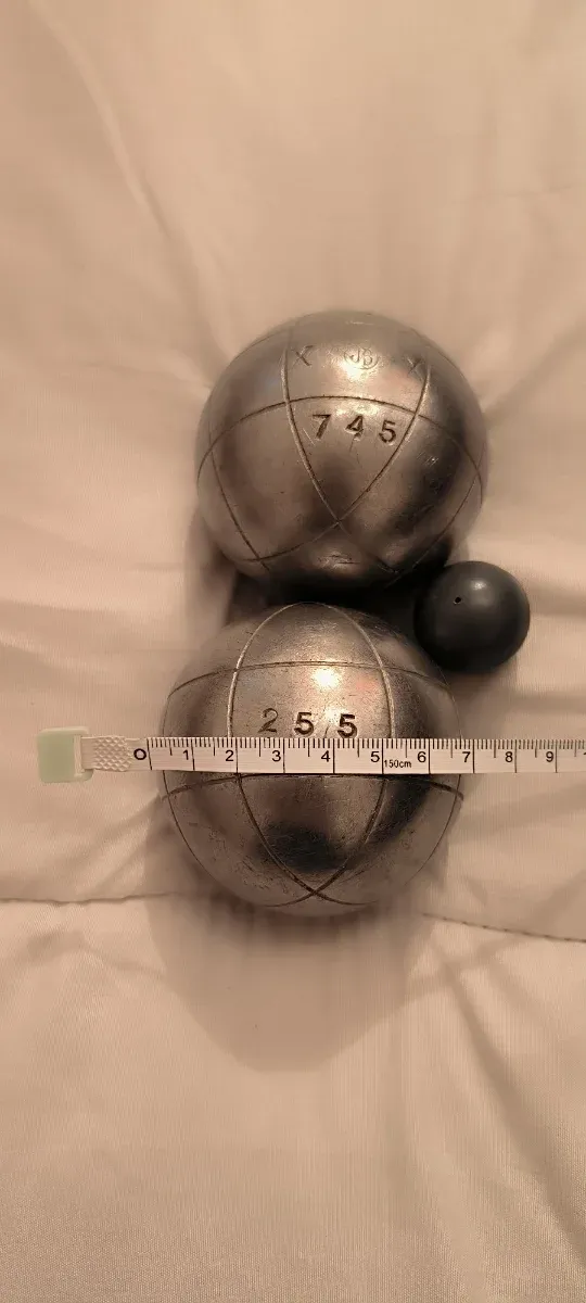 Bolas metálicas para petanca