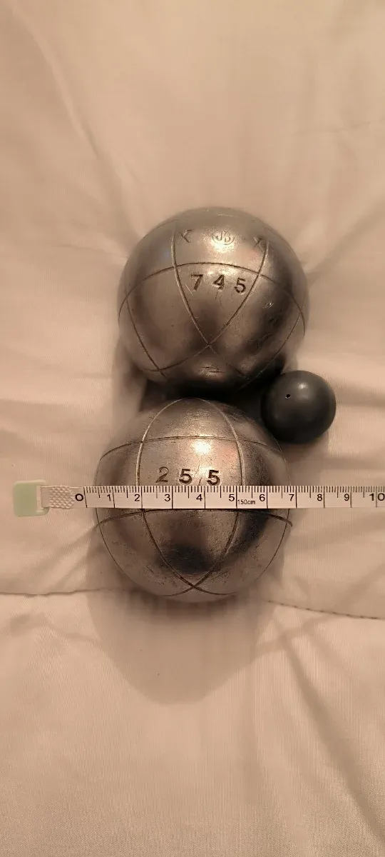 Bolas metálicas para petanca