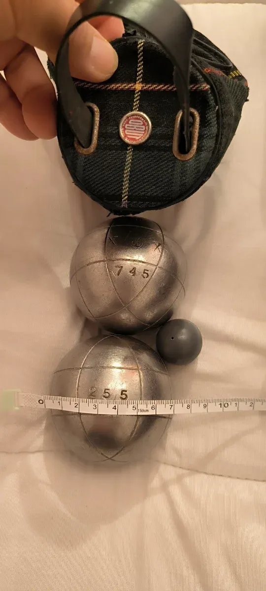 Bolas metálicas para petanca