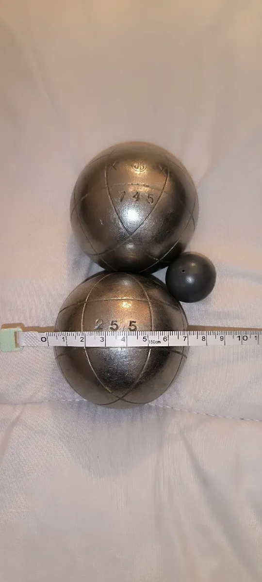 Bolas metálicas para petanca