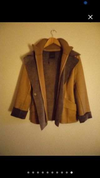 Abrigo Adolfo Domínguez entretiempo con cinturón