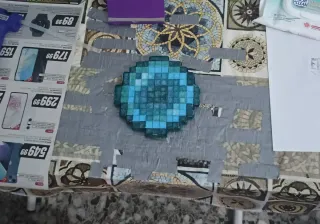 Perla Ender Minecraft Foam Cartone