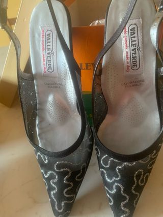 Scarpe Pikolinos nere tacco 39 brillantini