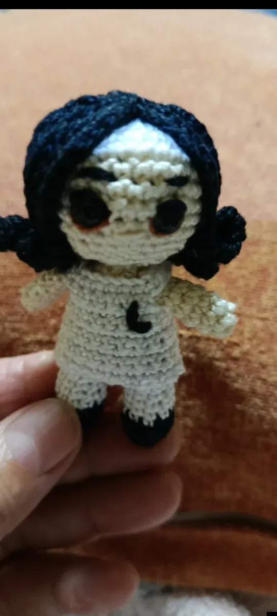 Llavero Crochet Muñeca