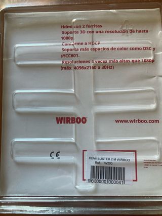 Cable HDMI WIRBOO 2 metros