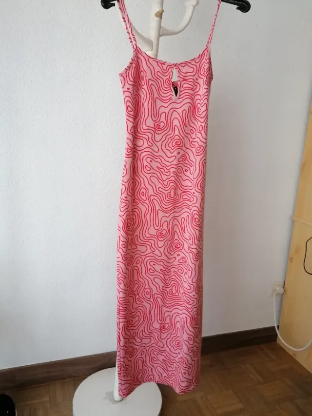 Vestido largo Zara estampado talla M