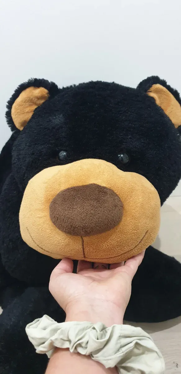 Oso de peluche grande negro