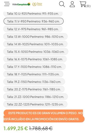 Avance invierno Inaca Sands Coal V950XL ancho 250