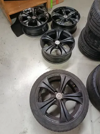 Llantas de aleación negras