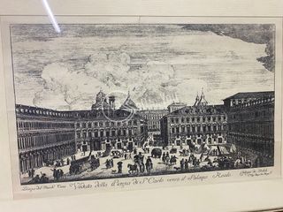 Stampa Veduta della Piazza di S. Carlo