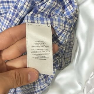 Camicia Ralph Lauren a quadri blu,bianco,Tg. M