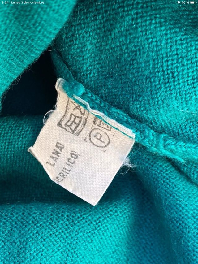 Jersey Roberto Sarto Rayas Azul Marino y Turquesa