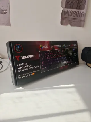Teclado Gaming Tempest K10 RGB Español