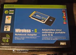 Adaptador Notebook Linksys Wireless-G WPC54G