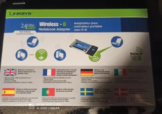 Adaptador Notebook Linksys Wireless-G WPC54G