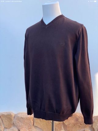 Jersey Hugo Boss Marrón V-Neck