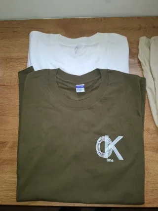 Lote 4 Camisetas Algodón 100% Talla L