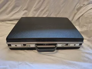 Maletín Rígido Negro y Plateado