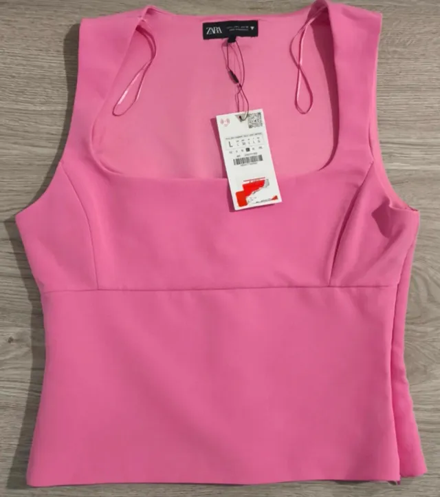 Top Rosa Zara Talla L