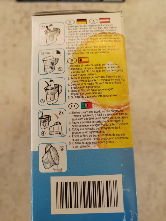 8 Cartuchos Filtro Jarra Anna Lidl