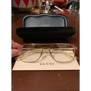 Gafas Gucci GG0986O 001 Sin Graduar Doradas