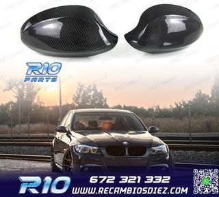 CARCASAS ESPEJOS RETROVISORES BMW E90 E91 CARBONO LOOK M