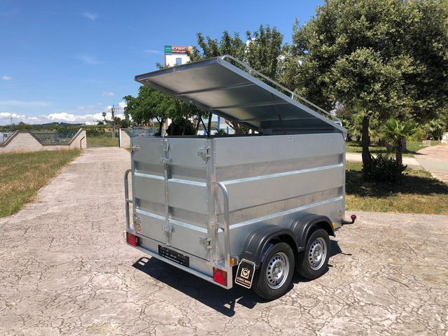 Remolque Caja Doble Eje Galvanizado