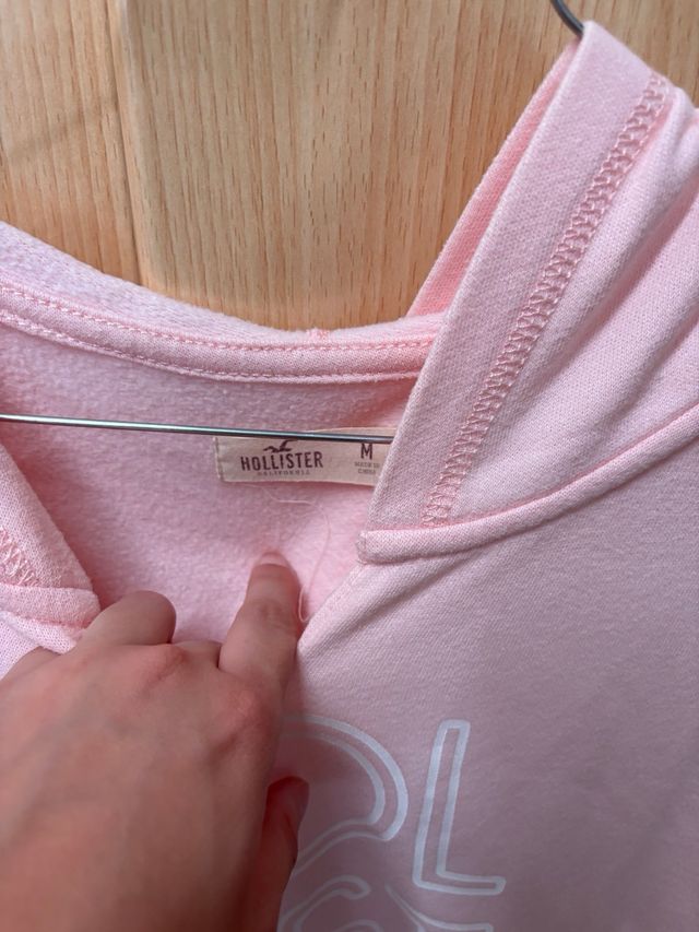 Sudadera Hollister Rosa