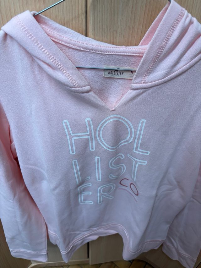 Sudadera Hollister Rosa