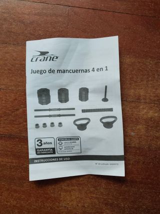 Juego Mancuernas 4 en 1 Crane Fitness